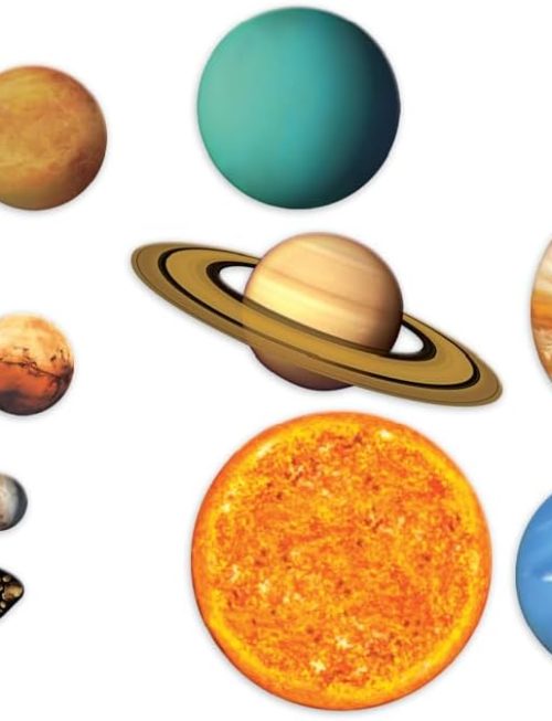 Giant Magnetic Solar System - STEM Planets, Earth and Sun Model, Astronomy Gifts, Montessori Science, Teacher Supplies, Space Classroom Must Haves, Educational Activity