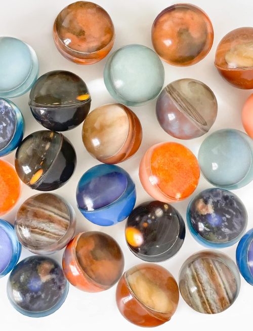 24 Pieces Bouncy Balls,Planets Bounce Balls,High Bouncing Solar System Rubber Balls for Kids,Party Favors and Goodie Bag Fillers for Prizes,Birthdays Gift,32mm